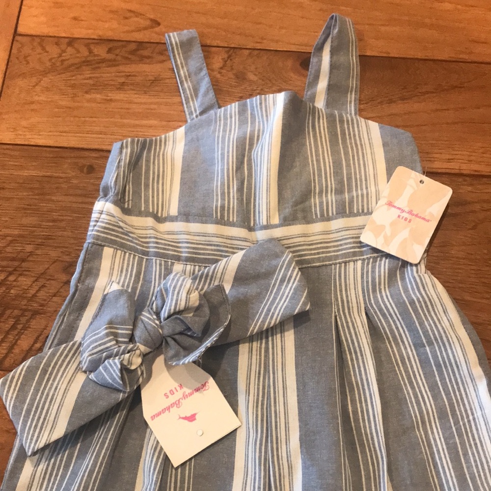 Tommy Bahama Toddler Girls Romper. NWT - Picture 2 of 5